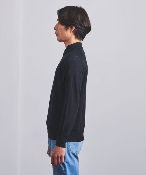 <SLOANE(スローン)> 18G スキッパー ニット 激安販売店 新品 スローン スキッパーニット ニット/セーター