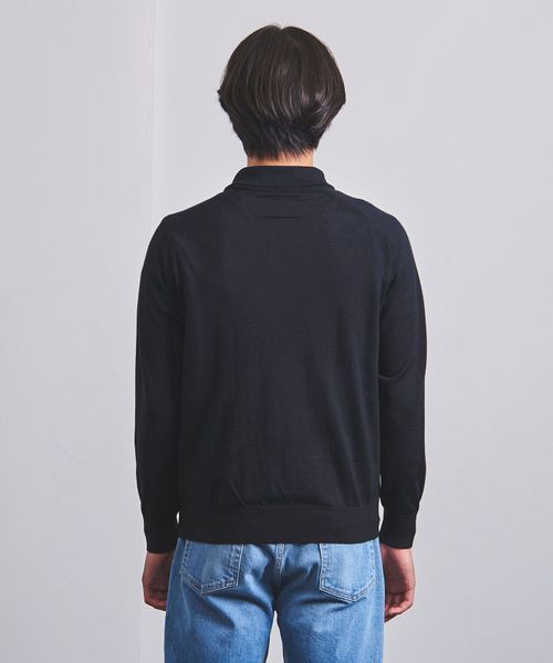 SLOANE(スローン)> 18G スキッパー ニット 激安販売店 新品 スローン スキッパーニット ニット/セーター
