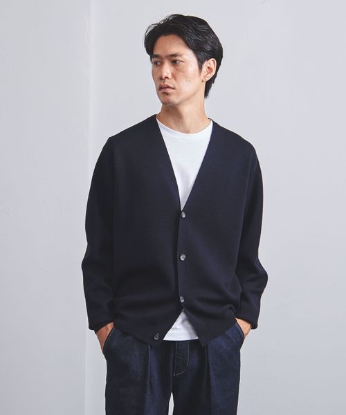 UNITED ARROWS> ファンクション ナイロンタフタ カーディガン 最終処分セール ボールジー*フラッフィーヤーン カーディガン(ユナイテッドアローズ、Bshop) カーディガン/ボレロ