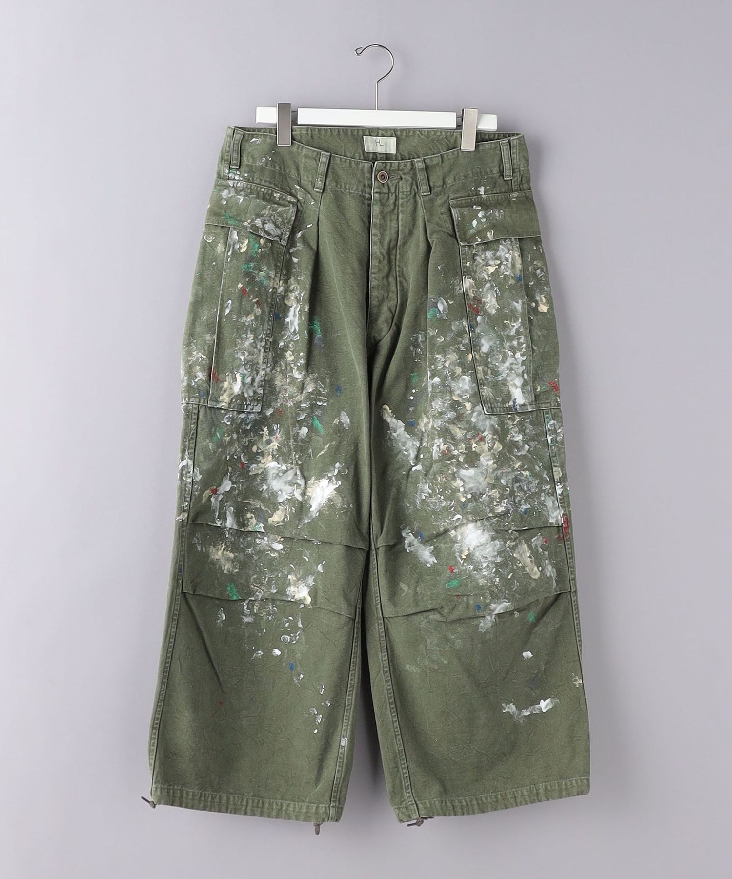 <HERILL> スプラッシュ カーゴパンツ <HERILL> スプラッシュ カーゴパンツ