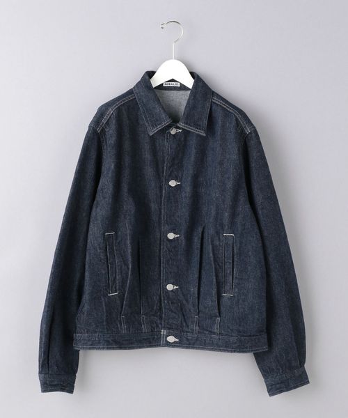最も優遇の デニムジャケット デニムブルゾン デニムパンツ セットアップ auralee - Gジャン/デニムジャケット