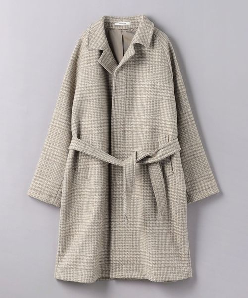 <TAGLIATORE> SALOMON/グレンチェック バルカラーコート