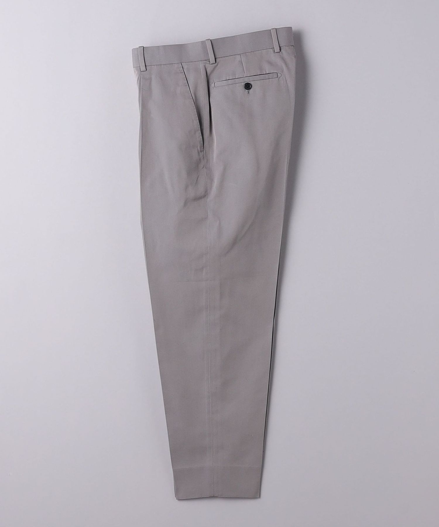 SOVEREIGN> Chambray 1 pleat pants