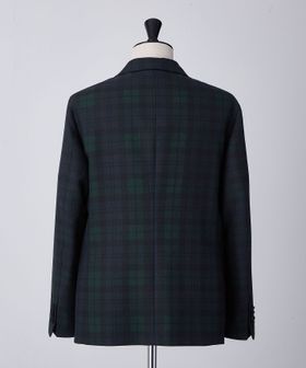 ブラックウォッチ ピークドラペル 2Bシングル ジャケット 