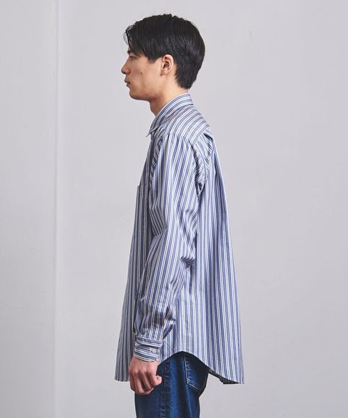 【上質】ユナイテッドアローズ　 トーマスメイソン シャツ M コバルト UNITED ARROWS LTD. OUTLET｜THOMAS MASON/トーマスメイソン