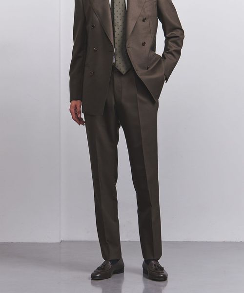 UNITED ARROWS セットアップ ダブルスーツ 36 ウールモヘヤ トロピカル 6B ダブルブレスト スーツ S―MODEL