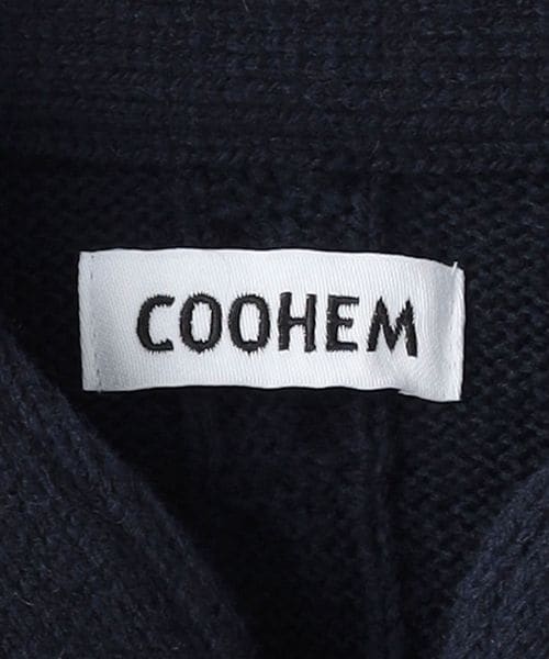 COOHEM＞ CABLE CHINESE JACKET/ケーブル チャイナ ジャケット