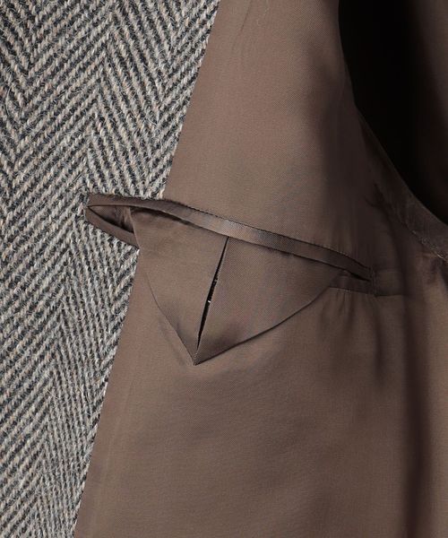 AURALEE TWEED CHESTERFIELD COAT 袖丈詰済 4 予約商品] RAFANELLI TWEED CHESTERFIELD COAT [2025A/W