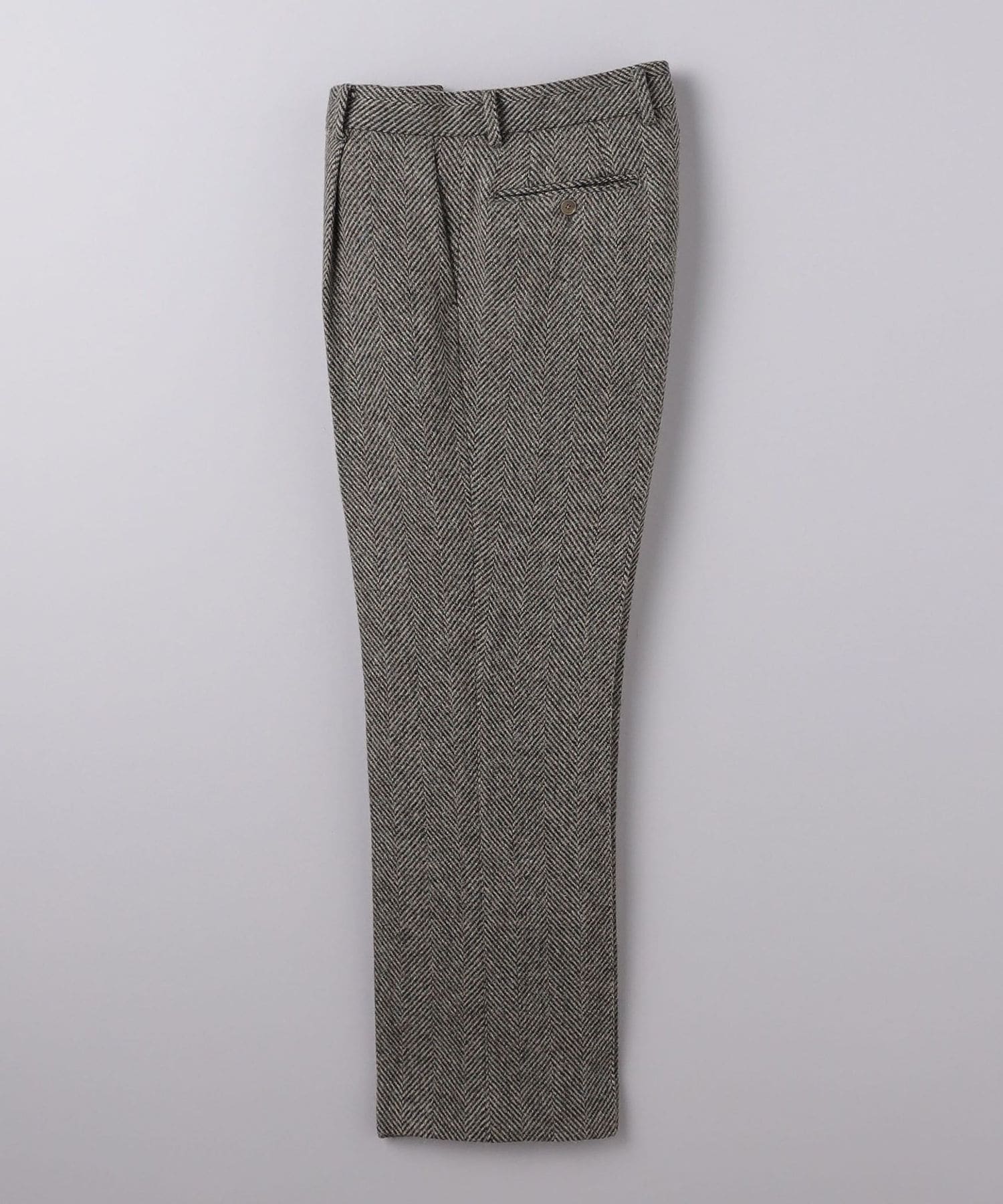 AURALEE＞ LAMA SHETLAND WOOL TWEED SLACKS/ツイード スラックス