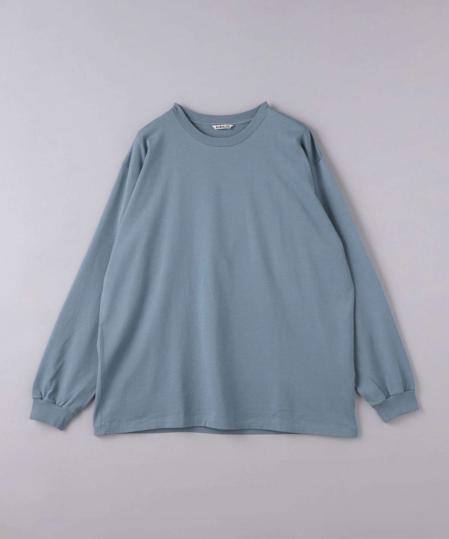 オーラリー AURALEE ロングスリーブTシャツ AURALEE> LUSTER PLAITING TEE/ラスター プレーティング ロング