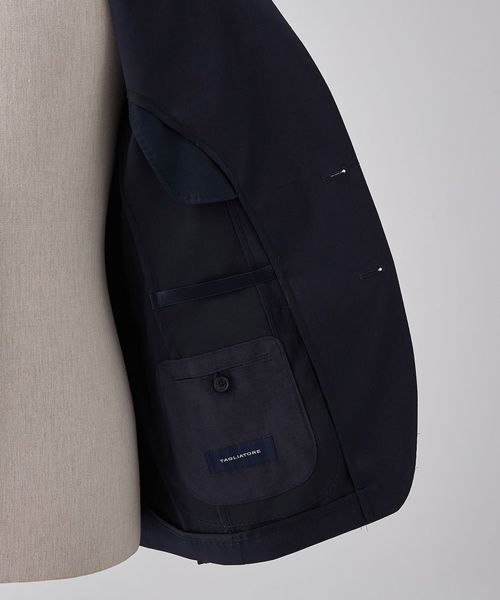 TAGLIATORE＞ ツイル 2ボタン シングルジャケット