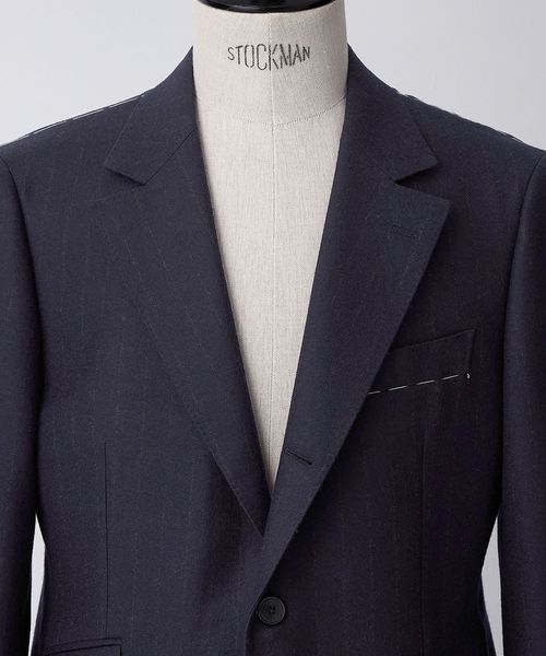 District＞ フィッシュマウス 3ボタン ジャケット 