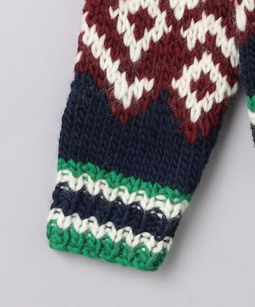UNITED ARROWS - ◆ユナイテッドアローズ取扱◆THE IRON◆肉厚モヘア混ニット◆赤◆ハイネック BEAUTY&YOUTH UNITED ARROWS（ビューティーアンドユース