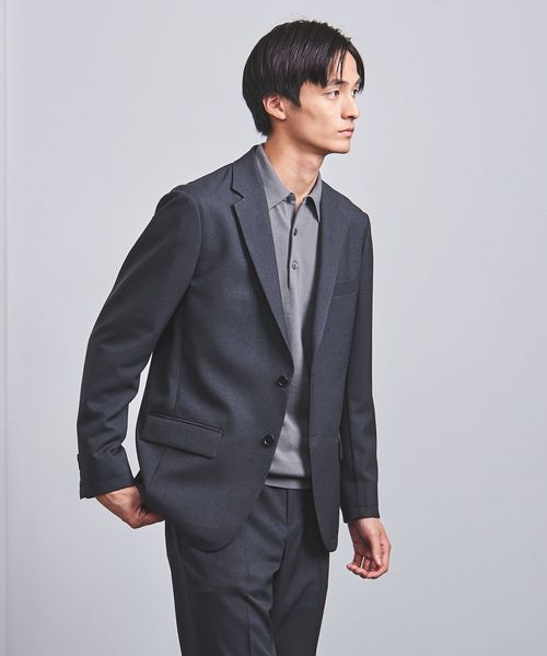 UNITED ARROWS スリム 2B セットアップ ネイビー XL 未使用 ID UNITED ARROWS＞ テクスチャー 2B ジャケット/セットアップ