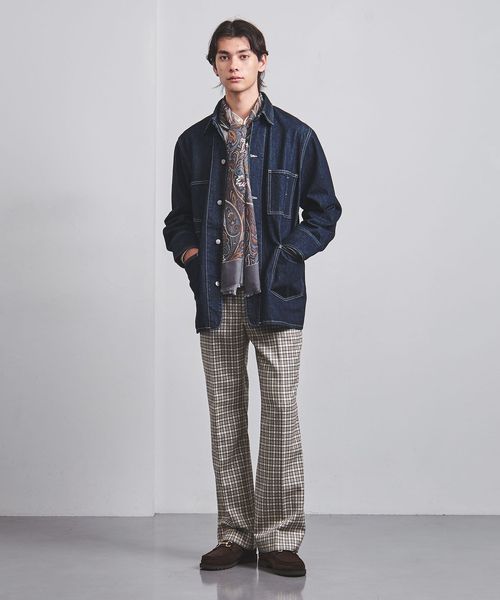 【別注】＜CONES BOSS＞ ストーンウォッシュ デニム カバーオール　L 1100024F1179_m1_a033.jpg