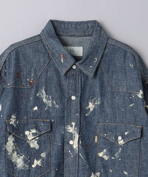 HERILL＞ DENIM WESTERN SHIRT/ウエスタン デニムシャツ
