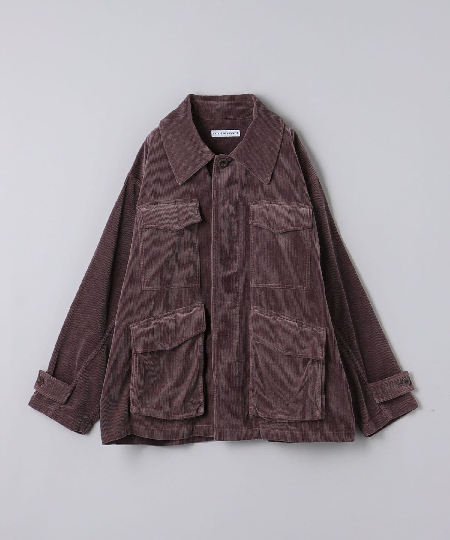 as'on コーデュロイ ジャケット KHOKI＞ 4ポケット コーデュロイジャケット