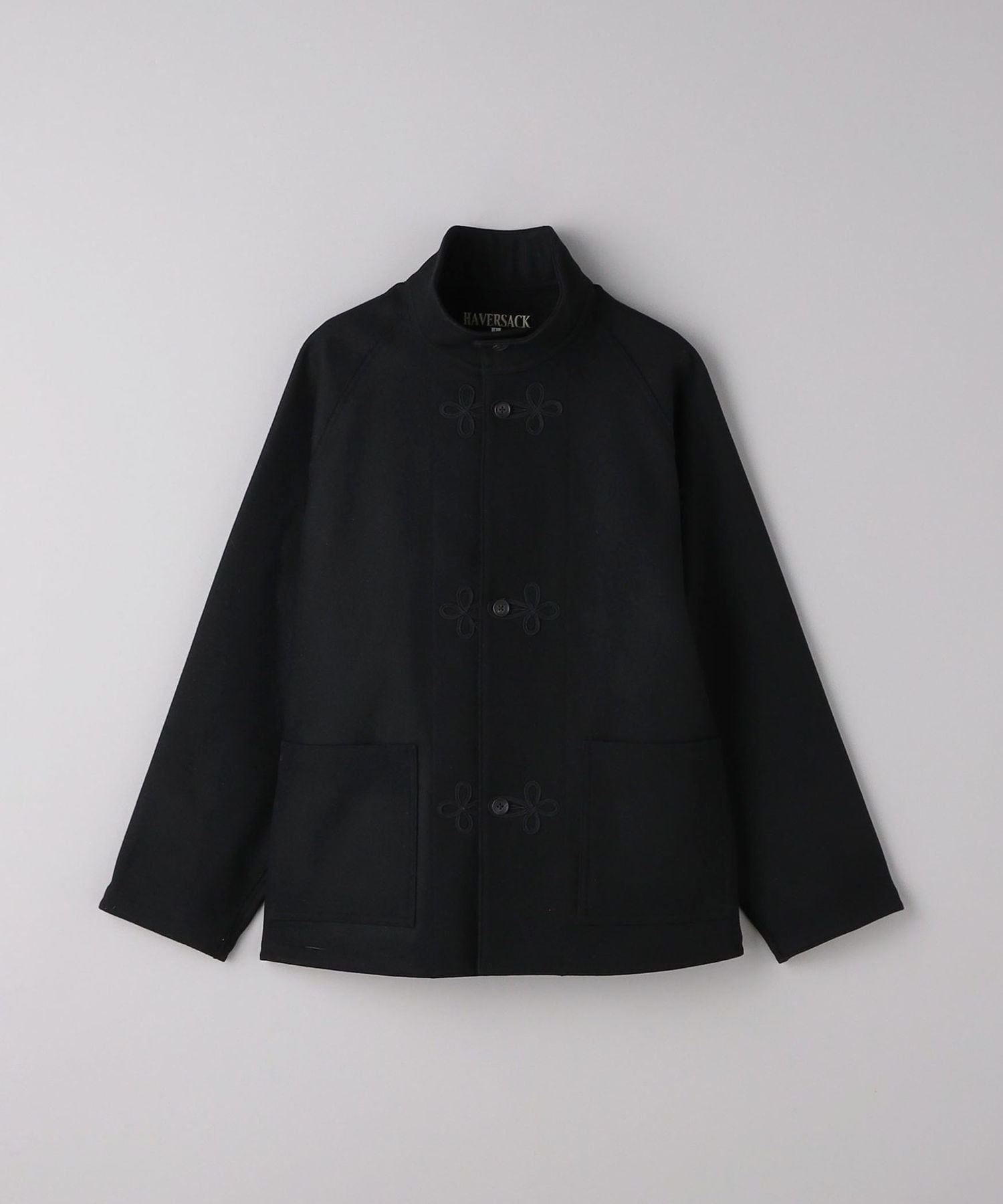 Haversack＞ スタンドカラー ラグランスリーブジャケット