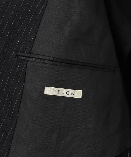 HEUGN＞ Adam CH/STRIPE/チョークストライプ 6ボタン ダブル