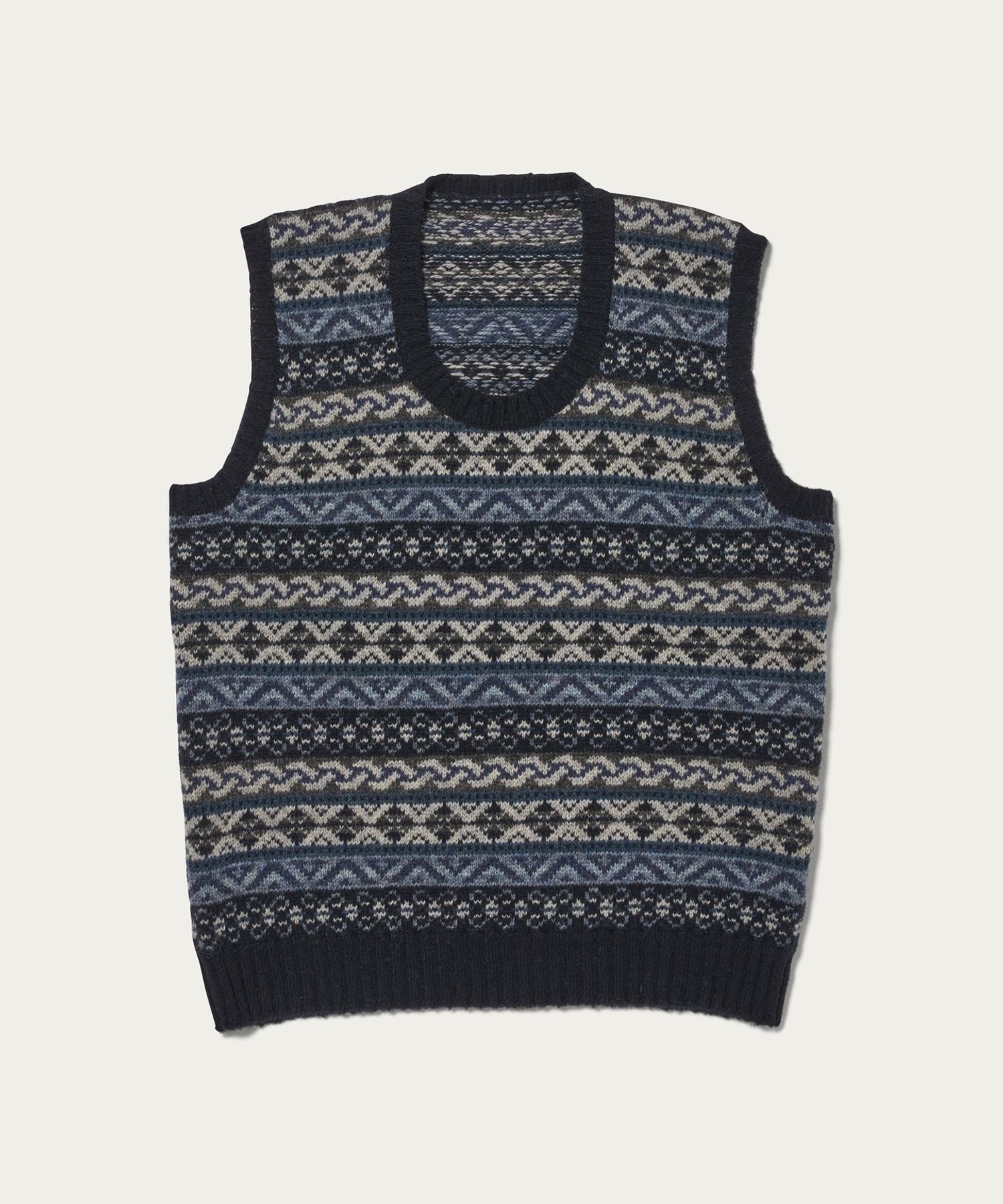 ユナイテッドアローズ　アイボリーベスト UNITED ARROWS｜Vノーカラー ロングベスト | Rakuten Fashion