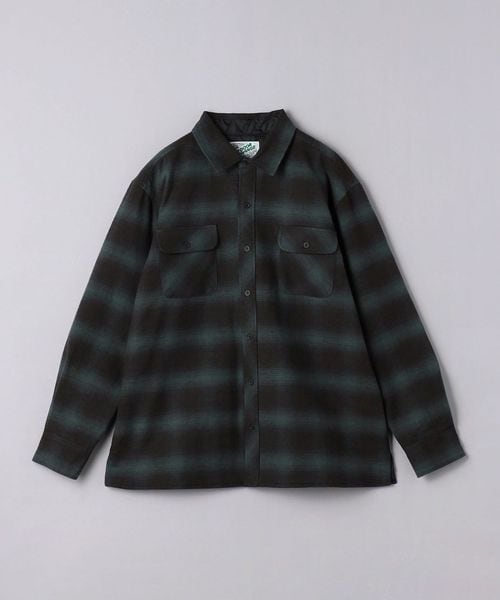 UNITED ARROWS COLLECTION チェック柄シャツジャケット ASTRAET＞フラップポケット チェック シャツ UNISEX