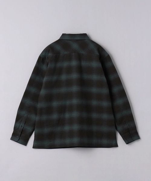 UNITED ARROWS COLLECTION チェック柄シャツジャケット 別注】＜OUTDOOR EXCHANGE＞ オンブレチェック シャツジャケット