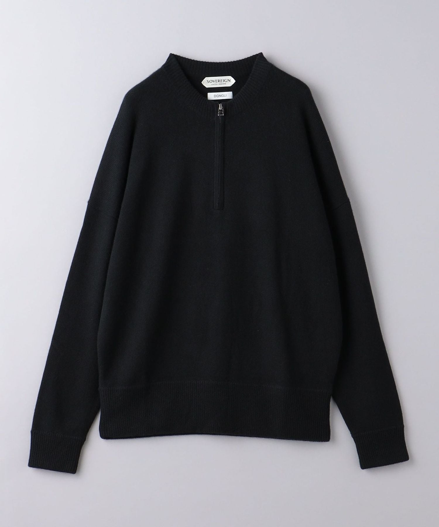 別注<DONGLI × SOVEREIGN> カシミヤ ハーフジップ フーディ 別注<DONGLI × SOVEREIGN> カシミヤ ハーフジップ フーディ