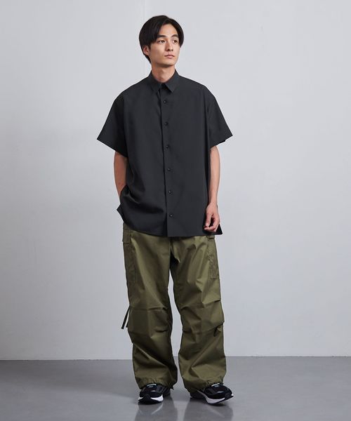 【美品】ザリラクス　ショートスリーブシャツ　４６/Mサイズ THE RERACS＞ THE PERFECT SHIRT SHORT SLEEVE/ショートスリーブ