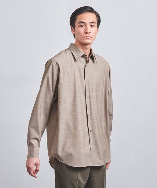 23SS AURALEE スーパーファイントロピカルウール セットアップ茶M・S