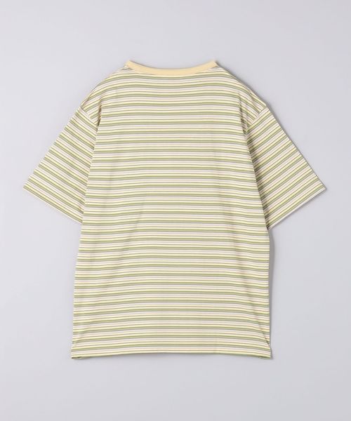 ★AURALEE★ハード ツイスト コットン ボーダー 半袖 Tシャツ AURALEE> HARD TWIST COTTON BORDER TEE/ハードツイスト