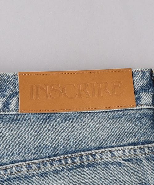 INSCRIRE＞ Denim Baggy Short Pants/バギー デニム ショートパンツ