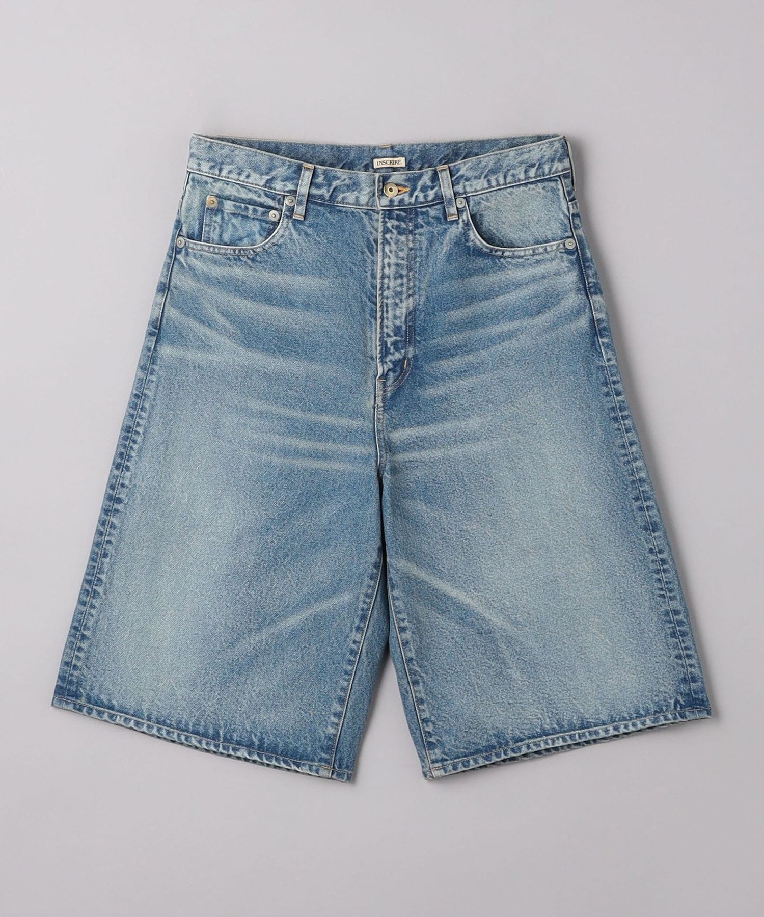 INSCRIRE＞ Denim Baggy Short Pants/バギー デニム ショートパンツ