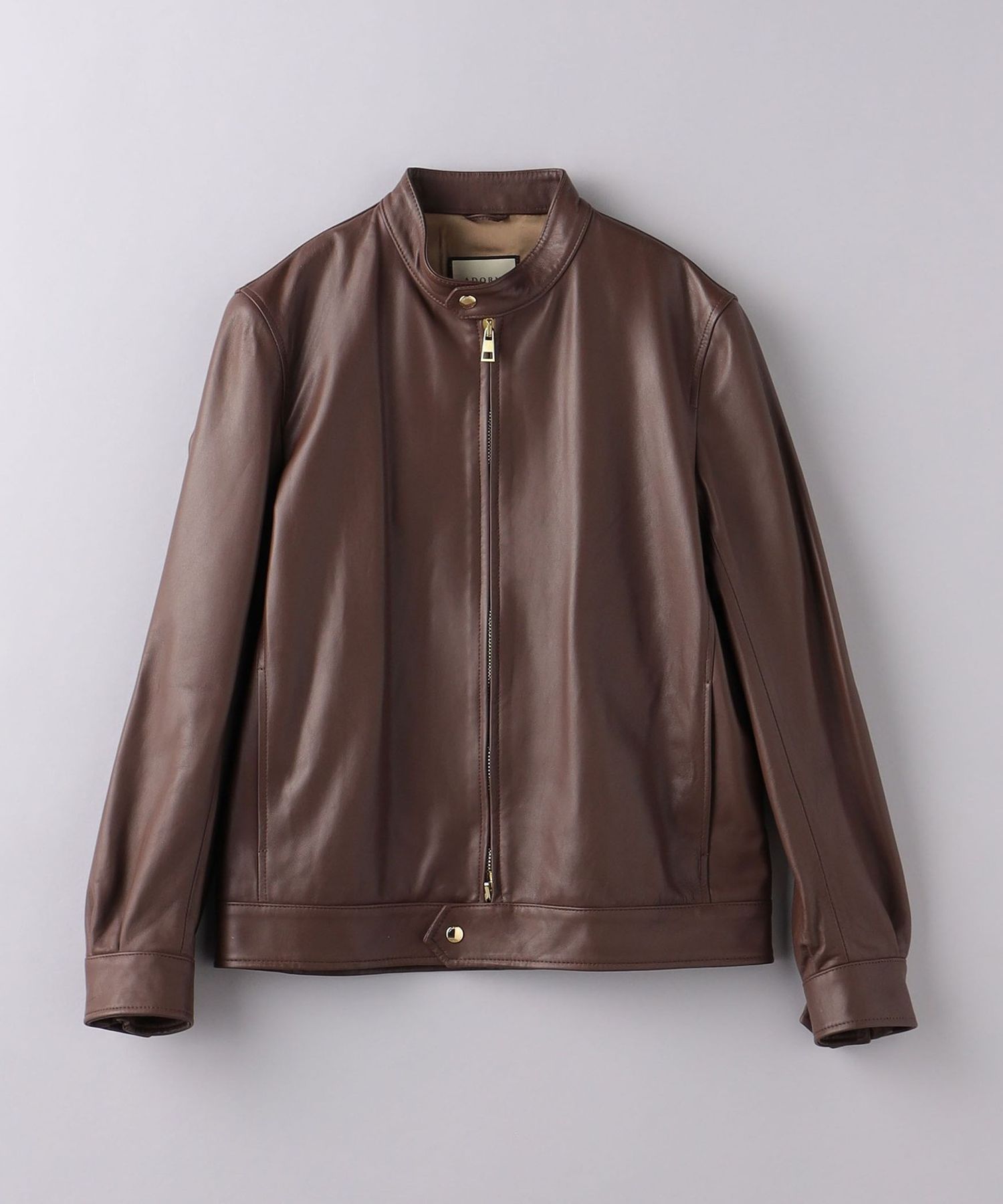 【新品】UNITED ARROWS × HYKEモーターサイクルレザージャケット 新品】UNITED ARROWS × HYKEモーターサイクルレザージャケット