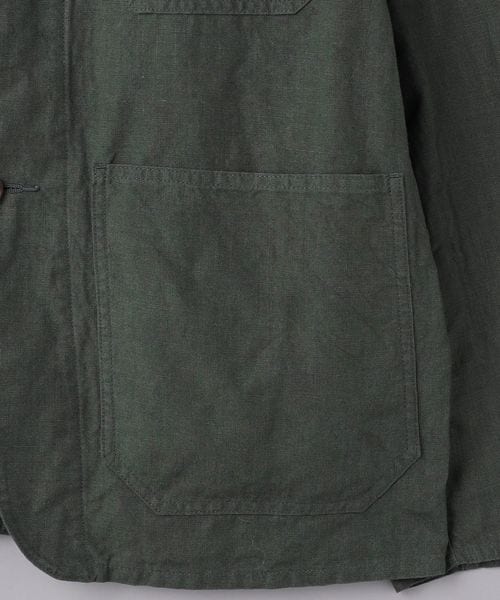 美品！Camoshita カモシタ リネンジャケット カバーオール L 1100024S1554_m1_a020.jpg