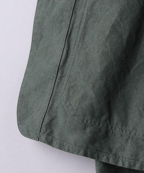 美品！Camoshita カモシタ リネンジャケット カバーオール L Camoshita＞ カバーオール ジャケット