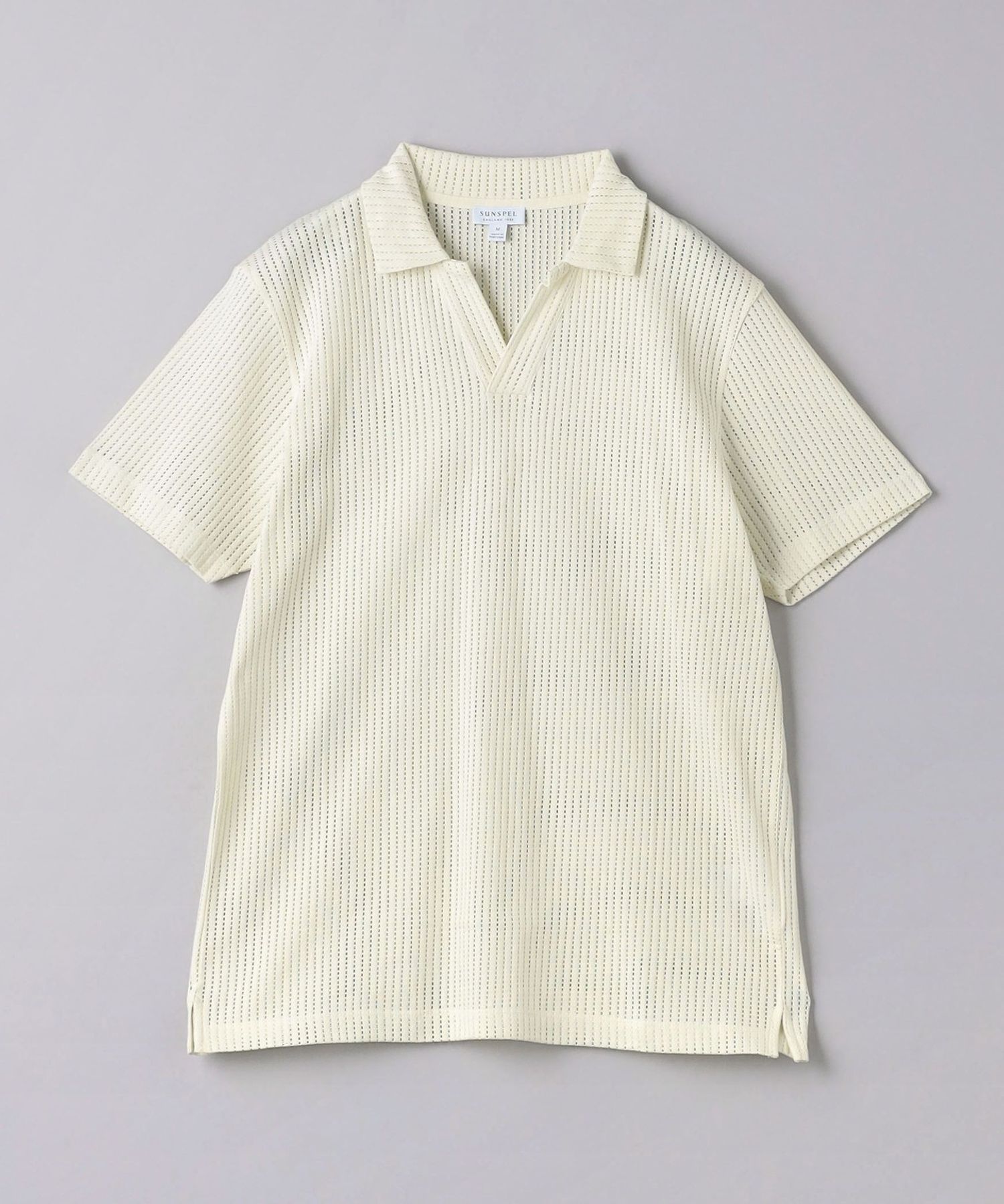 SUNSPEL＞ MESH POLO SHIRT/メッシュ ポロシャツ