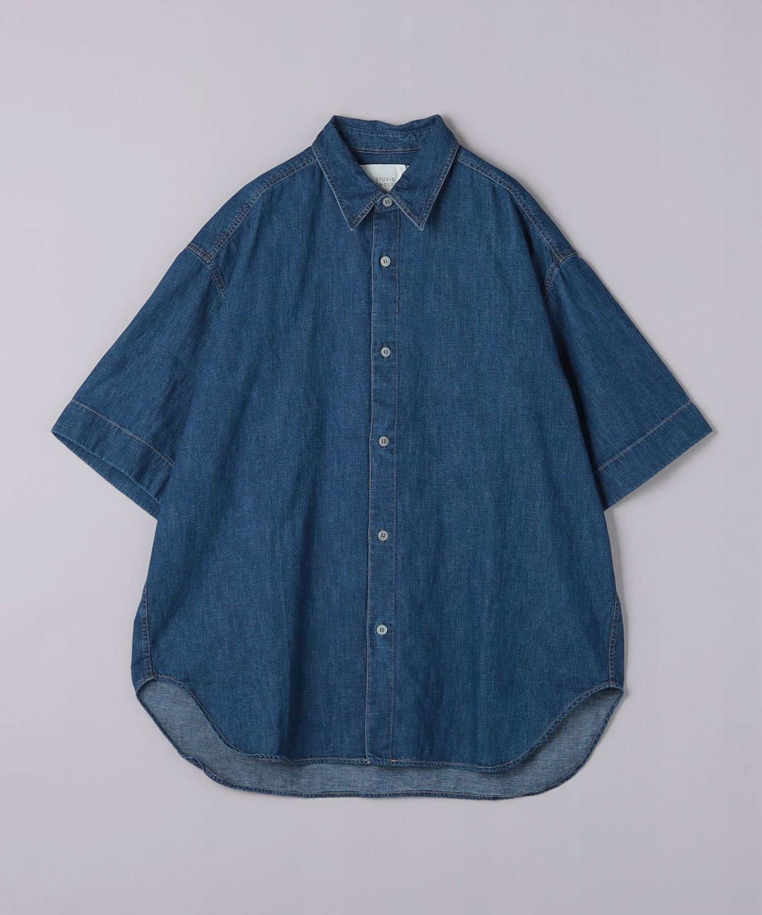 STUDIO NICHOLSON デニムシャツ size:M メンズSTUDIO NICHOLSON Mサイズ デニムシャツ