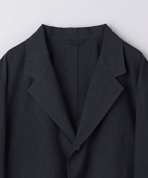 COMOLI＞ STRIPE JACKET/ストライプ ジャケット