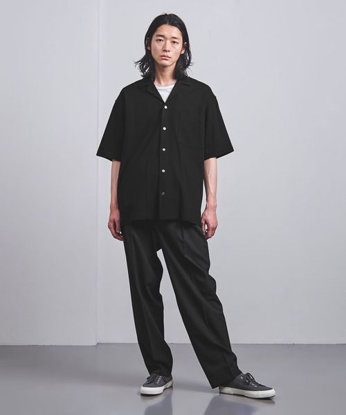 ユナイテッドアローズ　ドット　オープンカラーオールインワン BEAUTY&YOUTH UNITED ARROWS（ビューティーアンドユース