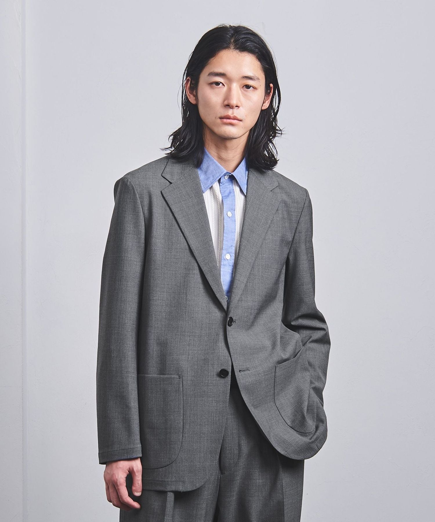 District UNITED ARROWS セットアップスーツ B10032 District UNITED ARROWS セットアップスーツ B10032