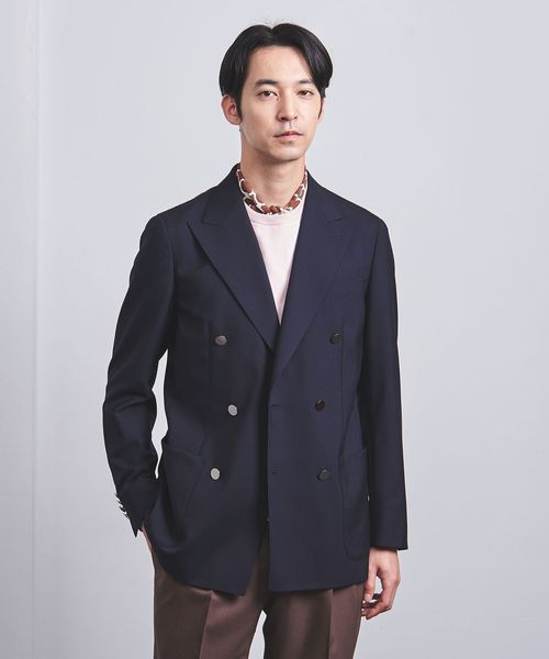 UNITED ARROWS/トロピカル 6B ダブルブレスト ブレザー S―MODEL/テーラードジャケット
