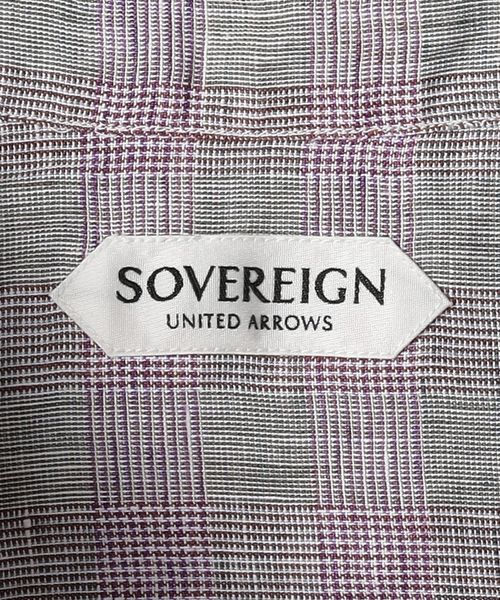 SOVEREIGN＞ チェック プルオーバーシャツ