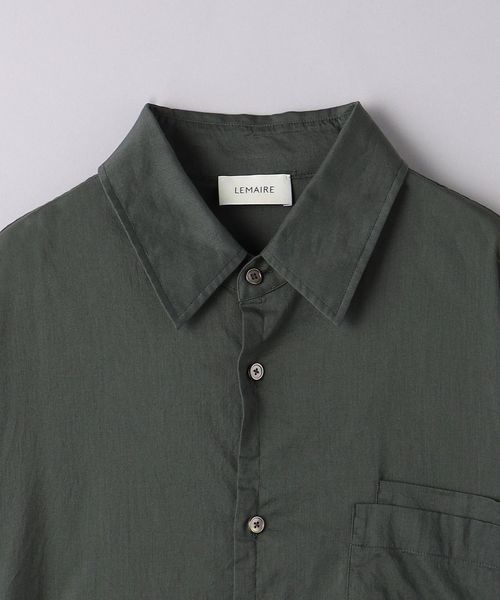 トップス LEMAIRE DOUBLE POCKET SHORT SLEEVE SHIRT Lemaire Double Pocket Short Sleeve Shirt | Liberty