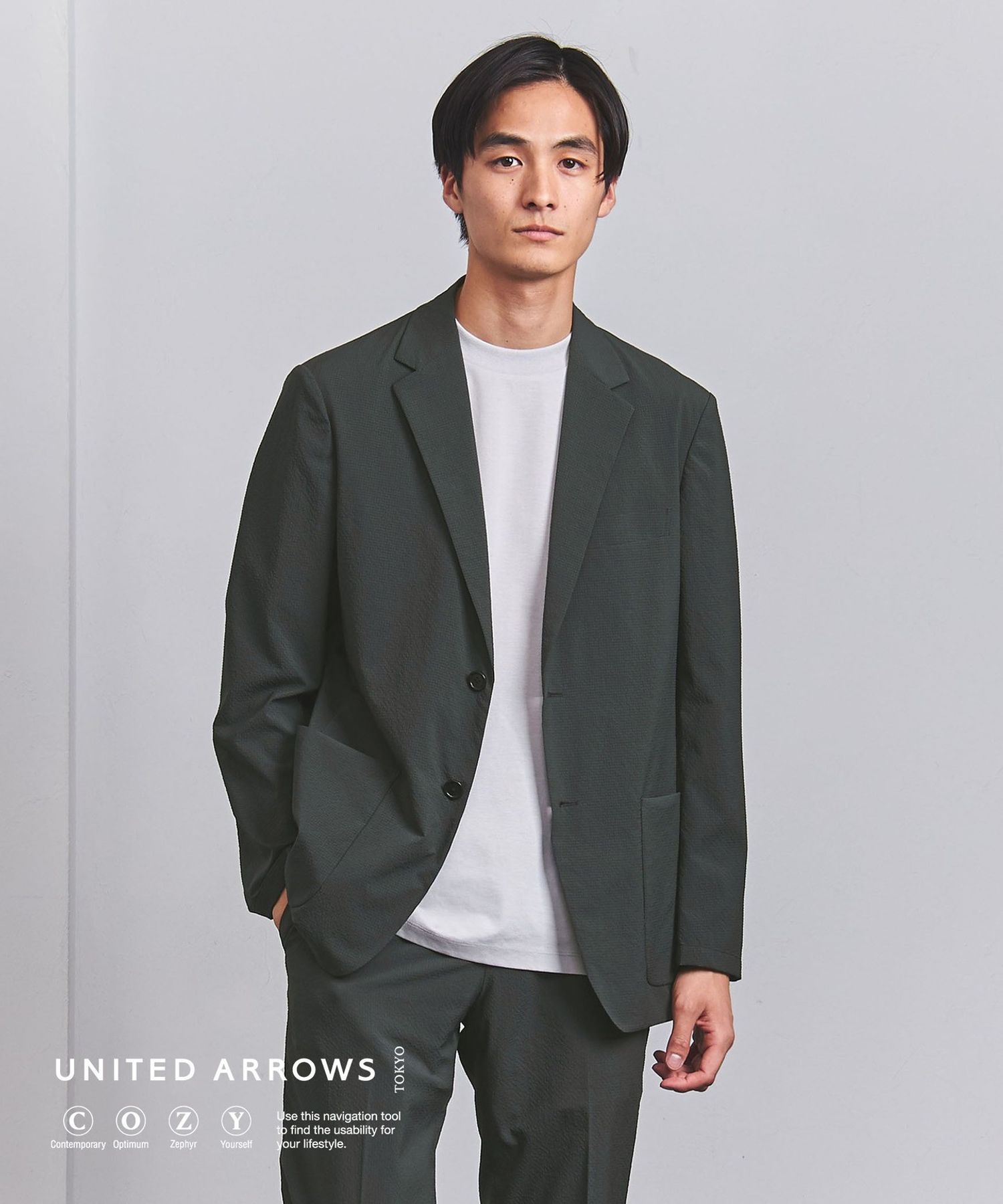UNITED ARROWS×東レPrimeflex/シアサッカースーツ