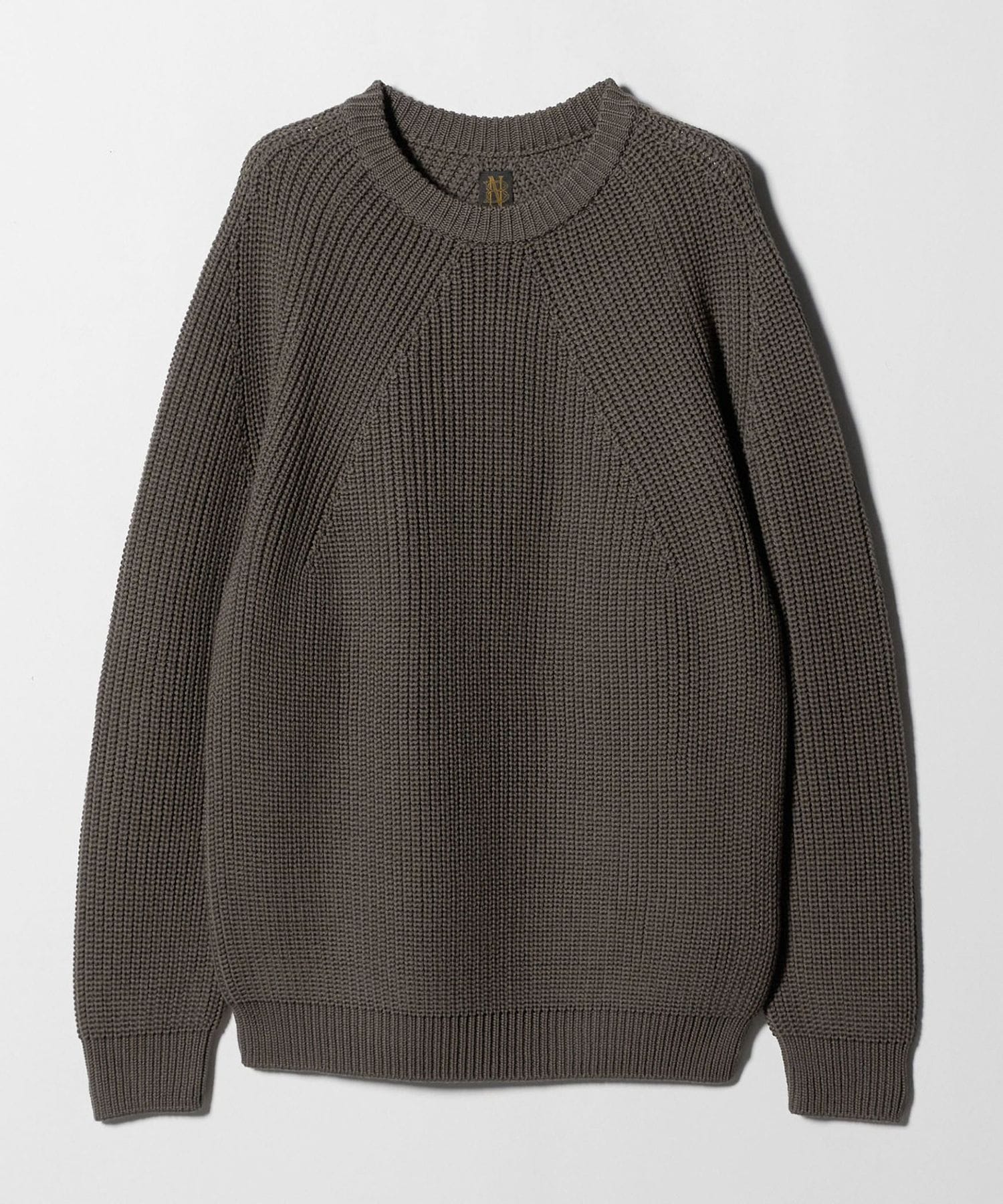 【美品・希少別注】BATONER × Begin別注 シグネチャークルーニット BATONER>SIGNATURE CREW NECK/シグネチャー クルーネックニット