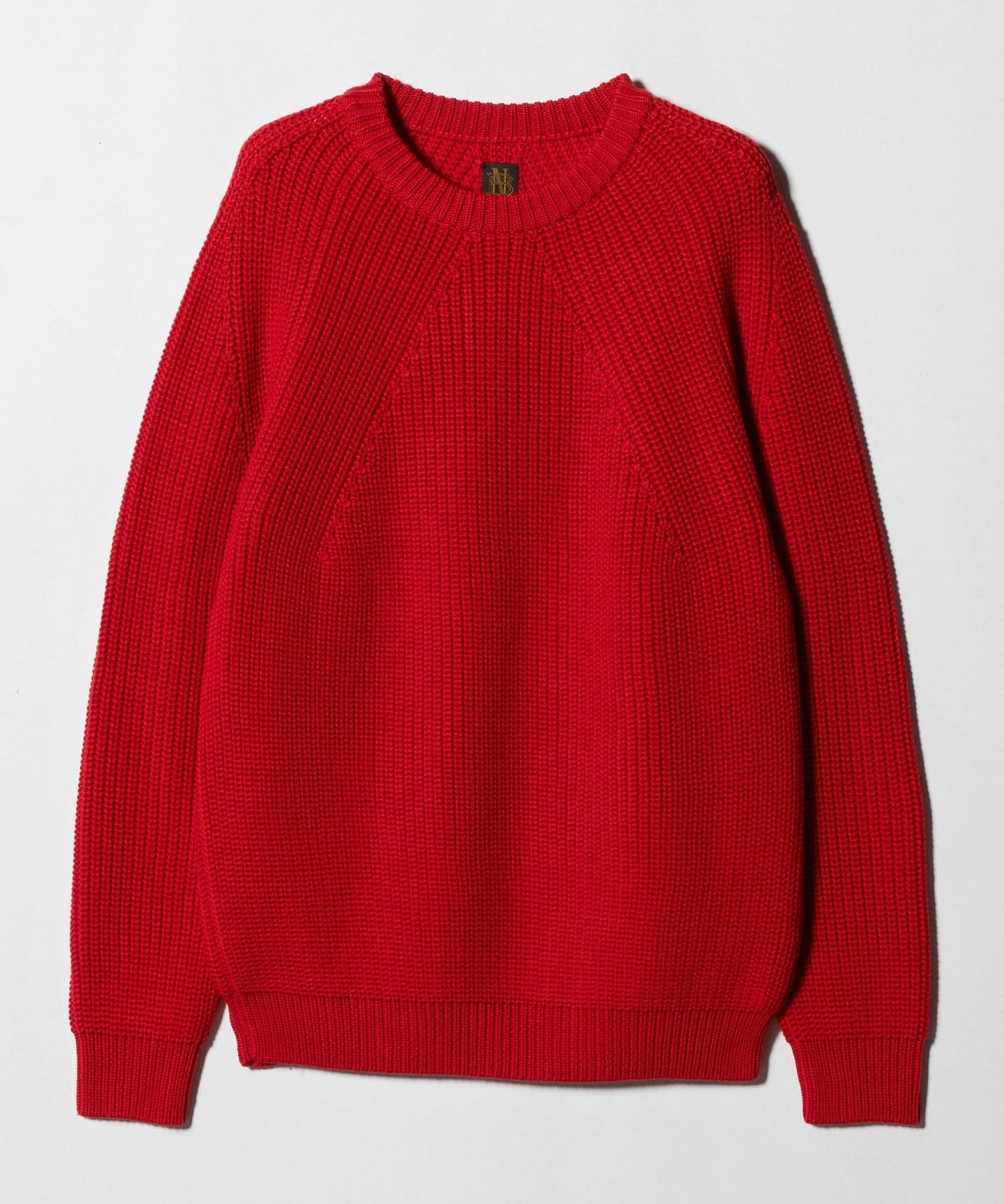 【美品・希少別注】BATONER × Begin別注 シグネチャークルーニット BATONER＞SIGNATURE CREW NECK/シグネチャー クルーネックニット