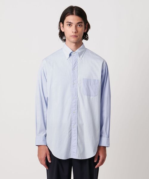 BLAMINK ライトブルー トップス 36 別注】＜Brooks Brothers＞FUN SHIRT/ライトブルー ポロカラー