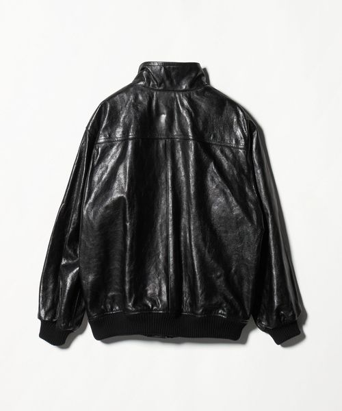 AURALEE オーラリー 【A7AB05BM】 メルトンブルゾン ネイビー 3 AURALEE オーラリー 22AW VELOUR BRUSHED WOOL MELTON HAND SEWN