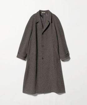 AURALEE/＜AURALEE＞ALPACA WOOL SILK TWEED SOUTIEN COLLAR COAT/ツイード ステンカラーコート/ステンカラーコート