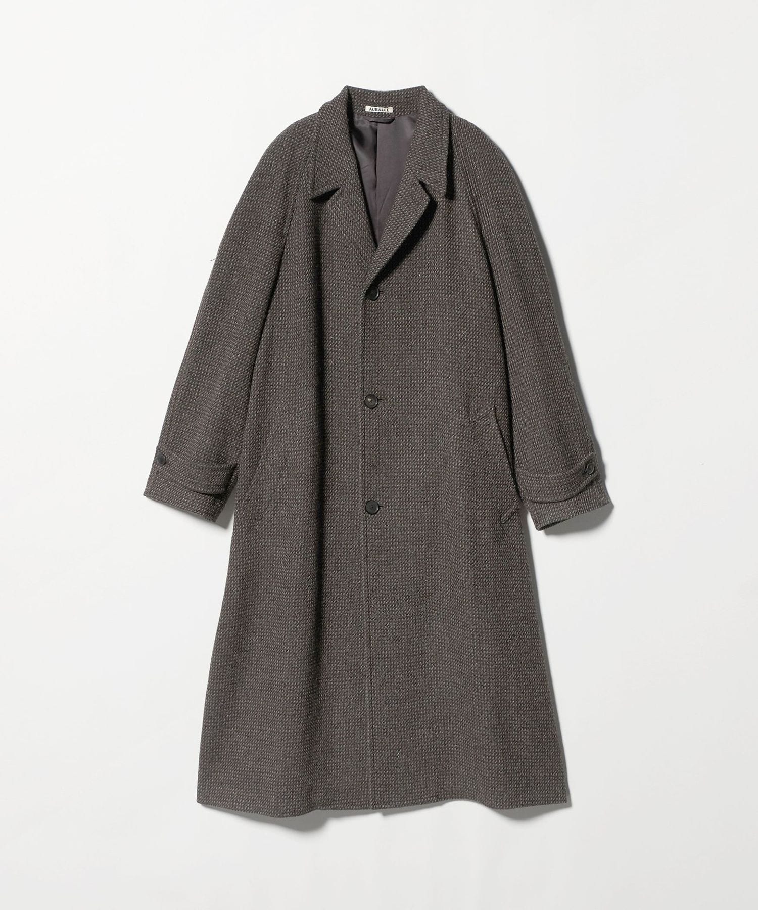 21SS AURALEE 　ウールステンカラーコート AURALEE -Wool Max Canvas Chambray Soutien Collar Coat